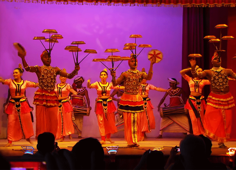 Kandy's rhythmic soul through traditional cultural dance.